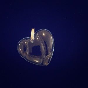 Baccarat Heart Glass Pendent